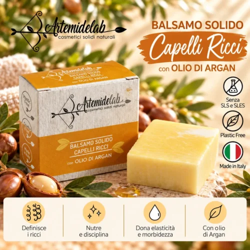 Balsamo solido capelli ricci