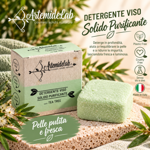 Detergente viso solido purificante