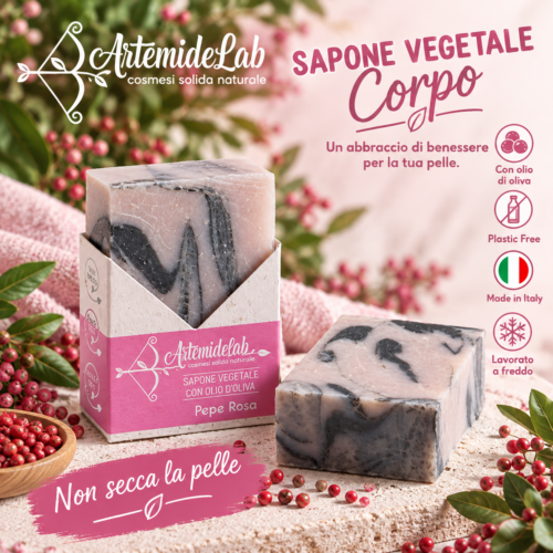 Sapone doccia Pepe rosa