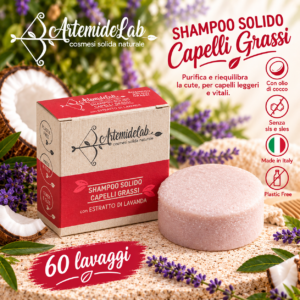 Shampoo solido capelli grassi